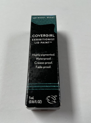 Covergirl Exhibitionist Eye Lid Paint 160 Night Turquoise Waterproof 0.16 fl oz