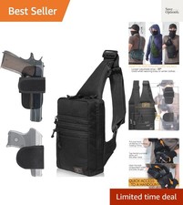 Tactical Compact Sling Bag Ccw For Everyday For Rl Hand Shoulder Cross...