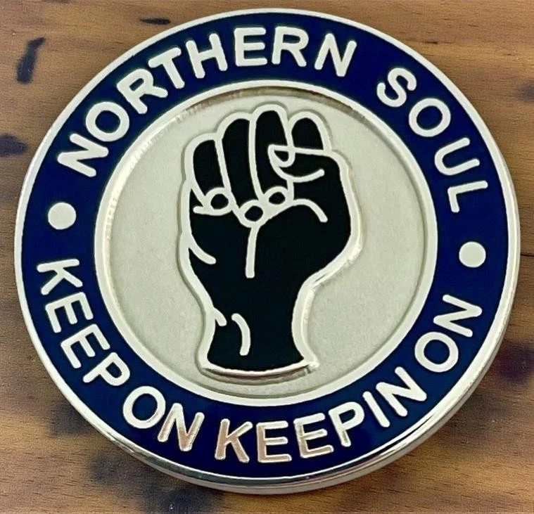 Toppa Northern Soul Keep The Faith Con Pugno Chiuso - Da Cucire O