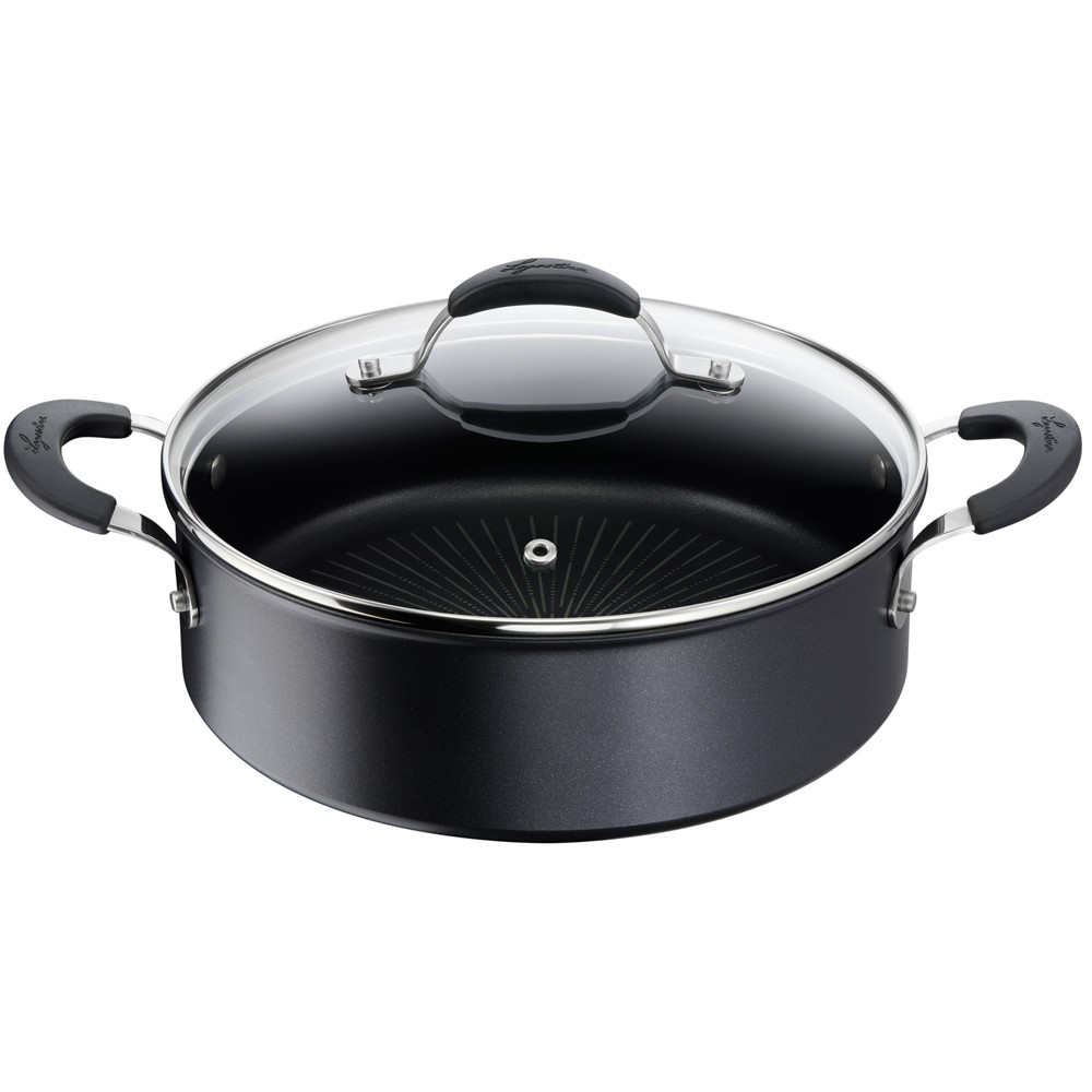 Sauteuse antiadhésive Tempra 26 cm en aluminium, l'alliée des dîners conviviaux