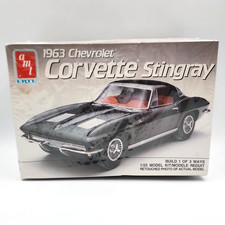 Amtertl 1963 Chevrolet Corvette Stingray 125 Model Kit 6520 Sealed Amtertl 1963 Chevrolet Corvette Stingray 125 Model Kit 6520 Sealed