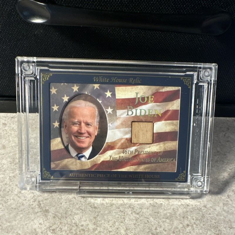 A Word From POTUS Limited Edition Relic White House Relic Joe Biden Card 61/149