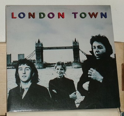 Wings - Paul McCartney - London Town - 1978 Vinyl LP Record Album with Poster