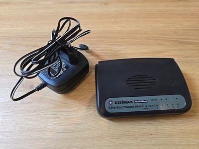 edimax es-3105p 5-port Fast Ethernet Switch Mit NETZTEIL