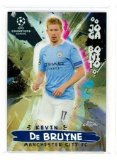 2020-21 Topps Chrome UEFA Kevin De Bruyne Joga Bonito Gold #14/50 (DC)