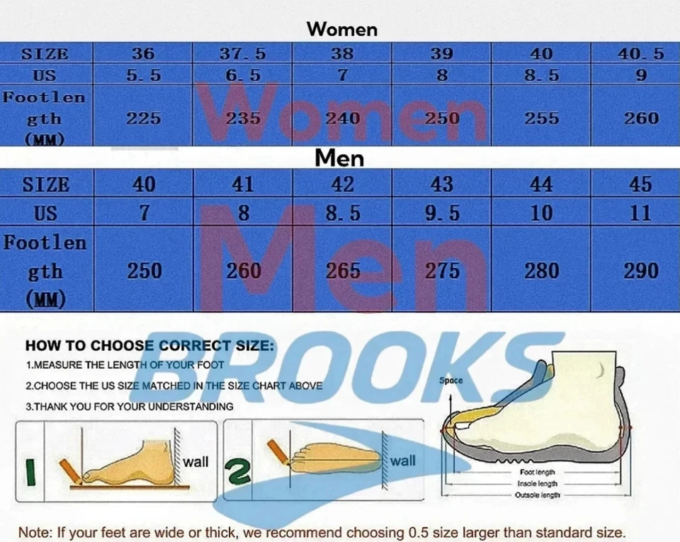 Uomo Donna Brooks Glycerin Max Da Corsa Professionali Traspiranti Scarpe casual* - Immagine 3 di 4