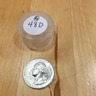 BU 1948-D nice silver Washington 40 Quarter Roll Denver Mint RARE Roll