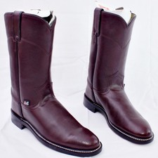 Justin Basics Women's Roper Boots Style JBL 3002 - Color Maroon - Size 7 B