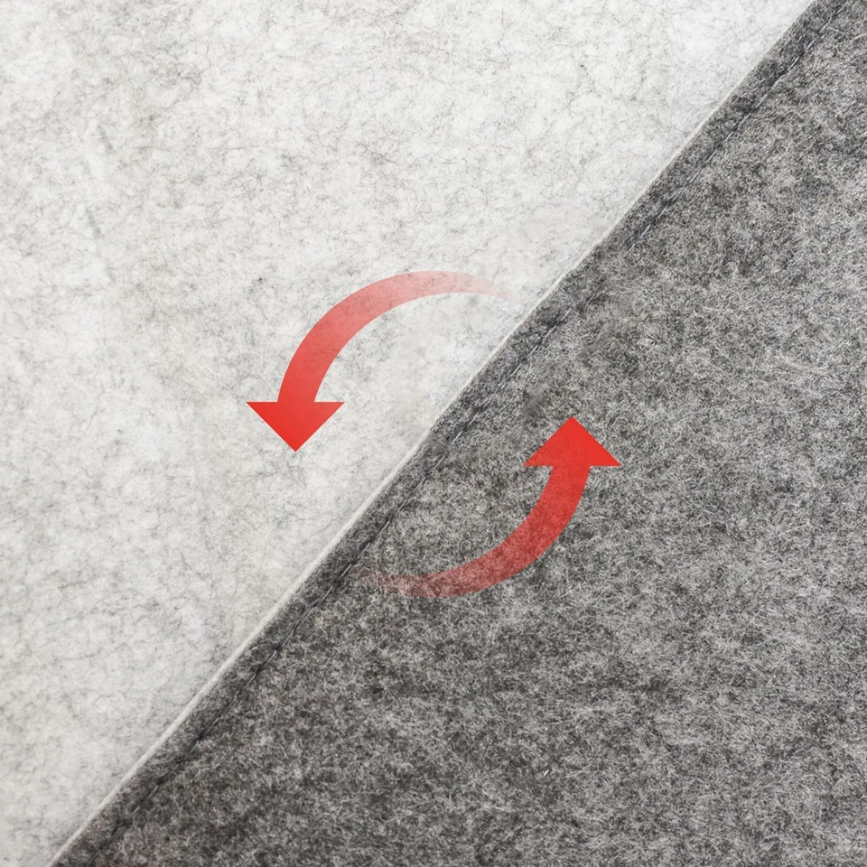 2x FILZ Bierbank Auflage zum Wenden 18 x28x2cm Polster Bierzeltgarnitur Auflage - Bild 3 von 4