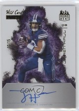 2023 Wild Card MATTE Rookie Heat White - Purple Flames 10/15 Jaren Hall Auto 2zr