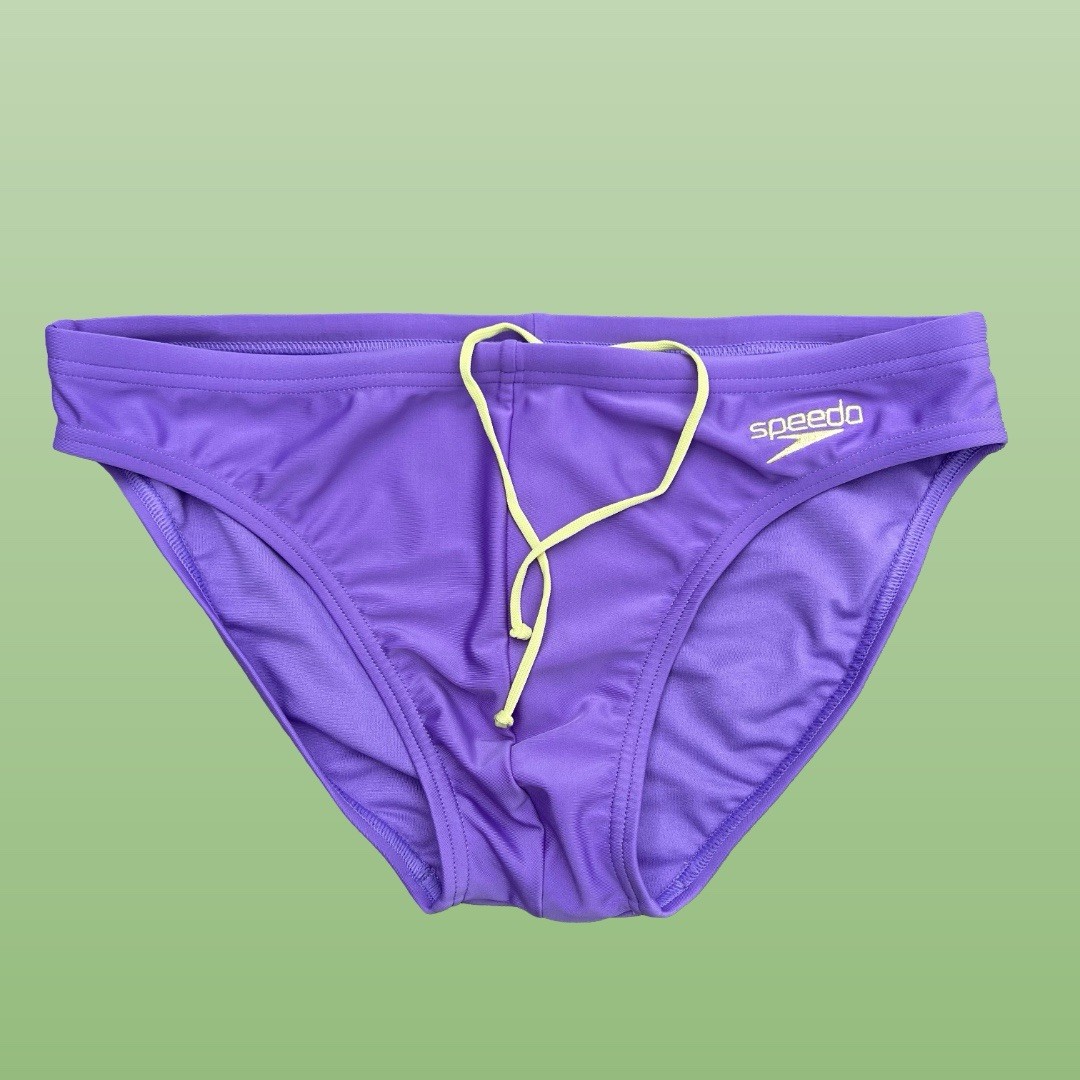 Speedo men purple lilac solar swim brief swimwear size 30 32 34 36