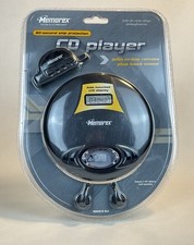Memorex Portable CD Player Skip Protection LCD Display Bass Boost MD6451R-BLK