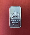 Pan Silver Company 1 Gram Solid Silver Ingot .999 Pure Great Investment Or Gift!
