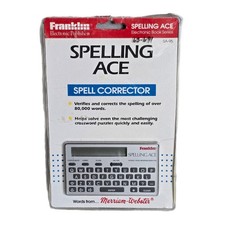Franklin Spelling Ace SA-95 Webster Pocket Spell Checker NEW Open Package