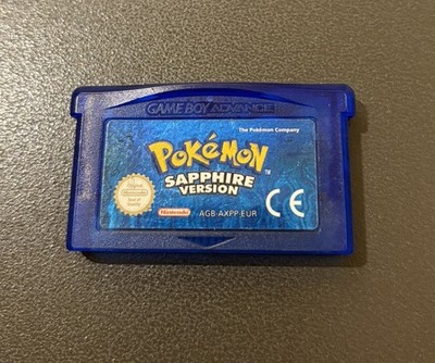 Pokemon Saphir Nintendo Game Boy Advance GBA S2 - Getestet - NEUE BATTERIE