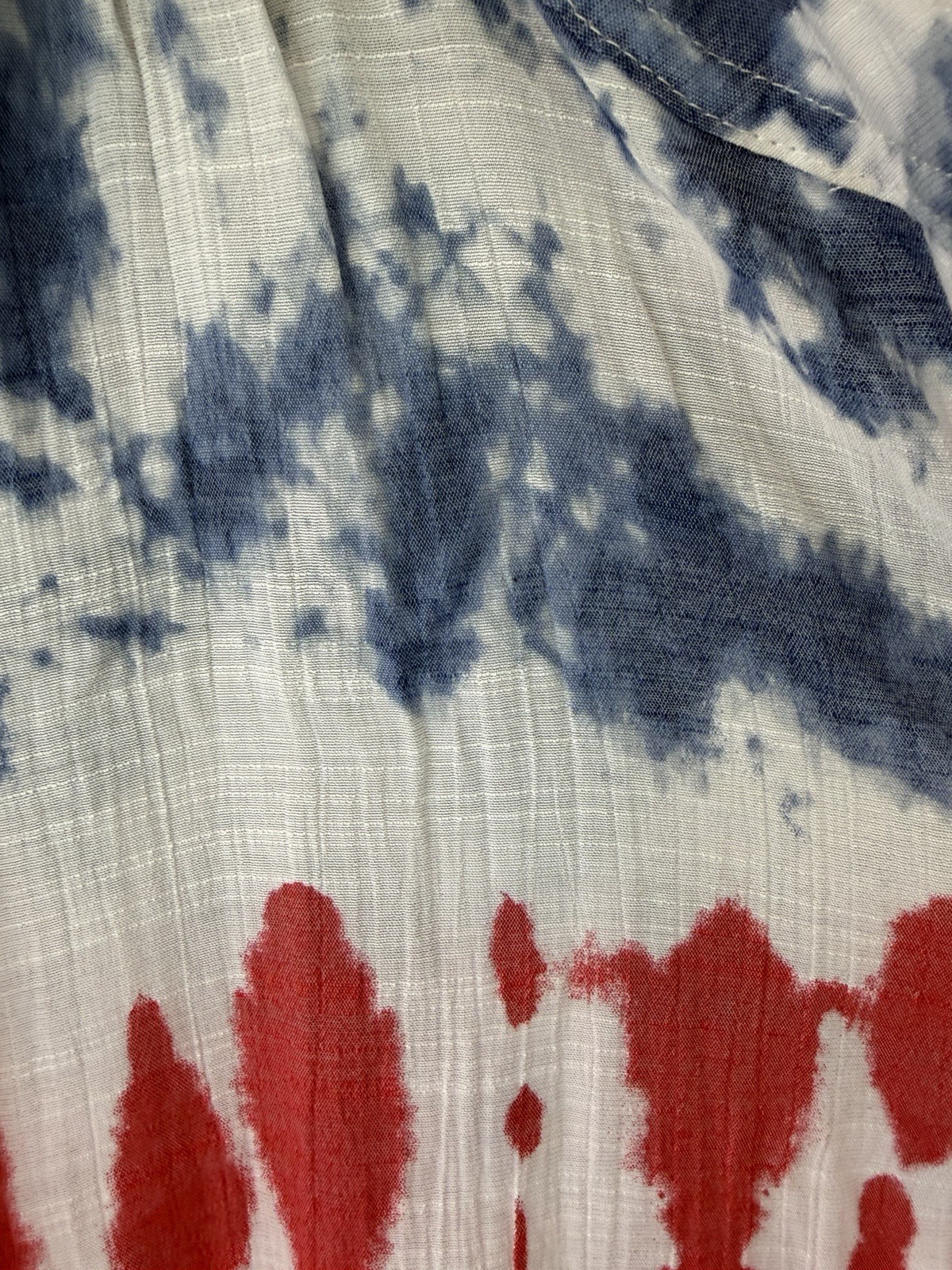 Multiples Plus Size Red/white/blue Lightweight Bu… - image 4