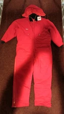  Nwt WearGuard Mens Insulated Coveralls Red Zip Hood Legs Front XXL  29 Inseam