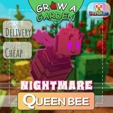 🐝🌙Nightmare Queen Bee 🎮ROBLOX 🪴Grow a Garden | CHEAP | FAST | RELIABLE✅