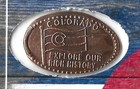 Laminated Card featuring Elongated Penny COLORADO STATE FLAG — photo 2