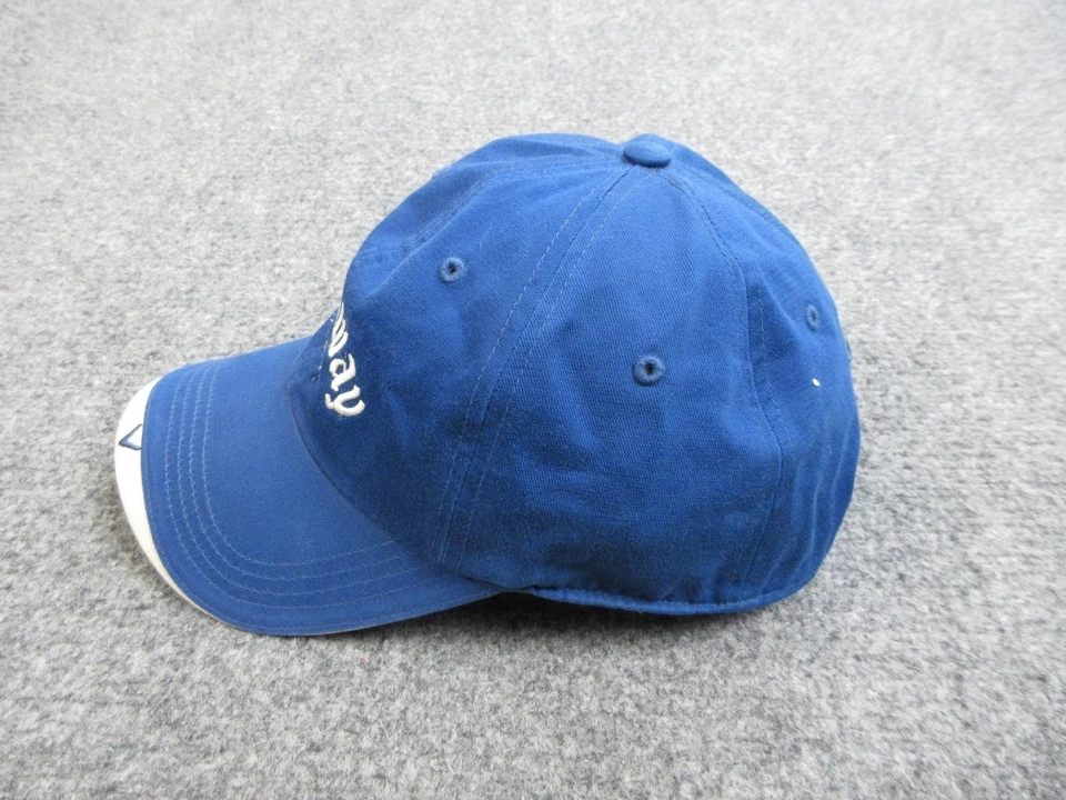 Gorra de golf Callaway con correa trasera azul blanco para hombre golf clásico deportes al aire libre Foto 4 de 4