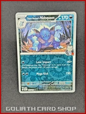 Team Rocket's Nidoqueen 116/182 Reverse Holo - Sv10: Destined Rivals Pokémon TCG