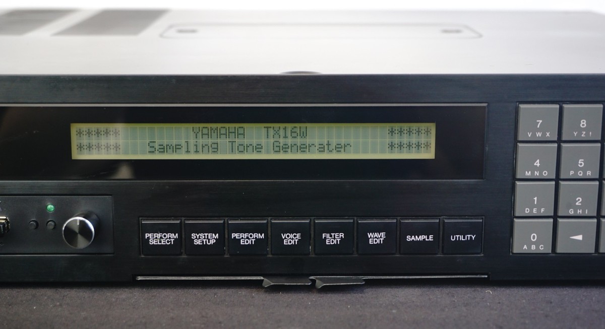 Yamaha TX16W 80's Digital Wave 12-Bit Rack Mount Sampler W/ USB