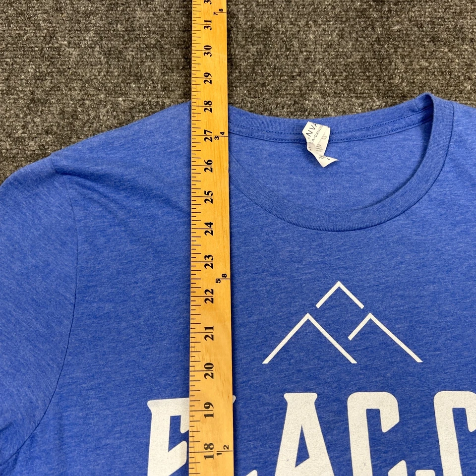 Camiseta de lona FLAC,CO Nation Joe Flacco Fan para mujer grande azul NFL Tee Foto 4 de 4