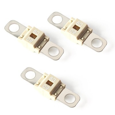 Fuse 80A AMI/Midi High Current Bolt-on - 3PCS 80 Amp for Cars, Trucks, Constr...