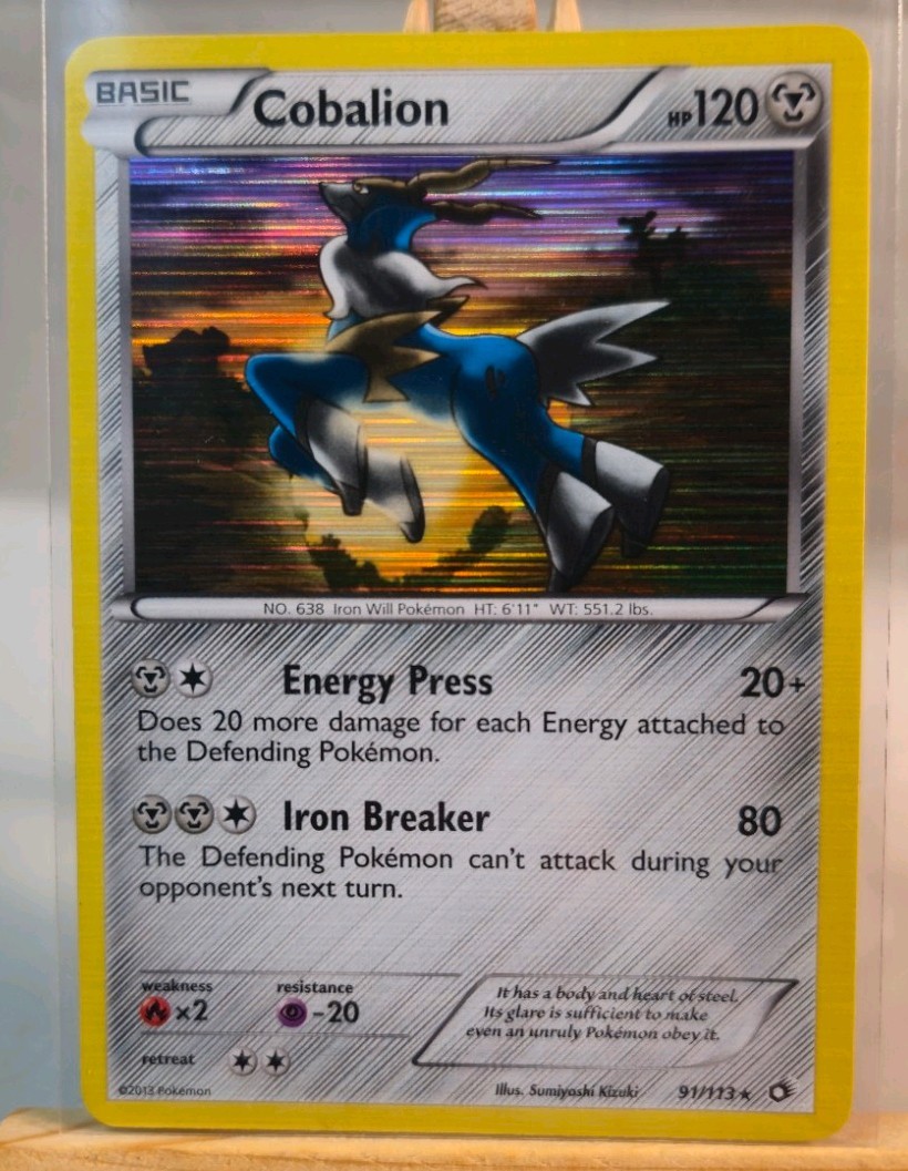 Cobalion 91/113 Legendary Treasures Holo N/M POKEMON ENGLISH VINTAGE