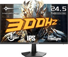 Minifire 25 Inch Gaming Monitor 240Hz/300Hz, FHD 1920x1080, PC Screen IPS Panel