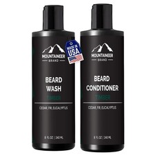 Mountaineer Brand Beard Wash and Conditioner for Men  Beard Shampoo/Beard Co...