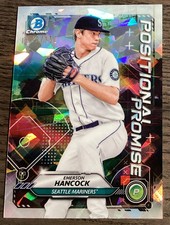 2021 Bowman Chrome Emerson Hancock #POs-EH Positional Promise Atomic /150