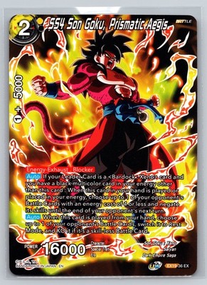 SS4 Son Goku Prismatic Aegis EX19-36 EX Dragon Ball Super Card Game Saiyan