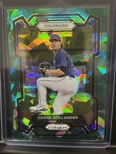 2024 Panini Prizm - Chase Dollander #246 Green Ice Prizm (RC)