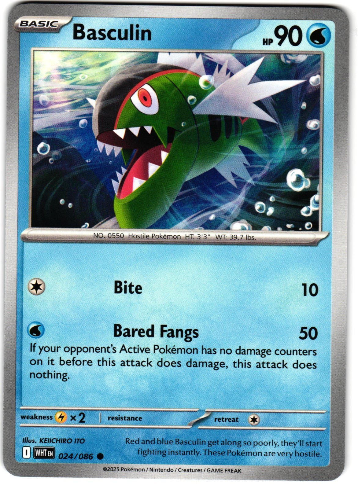 Basculin 24/86 Pokemon SV: White Flare