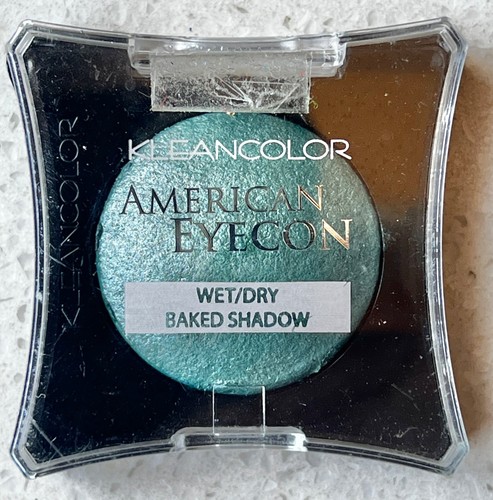 Kleancolor American Eyecon Wet/Dry Baked Eyeshadow Set Teal & Moss 4.5g Each - Picture 3 of 5