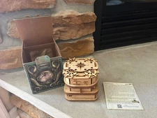 IDventure ClueBox Davy Jones Locker Escape Room Game 3D Wood Puzzle Box Clue Box