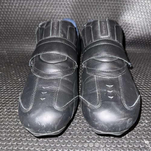 Zapatos deportivos Lacoste Swerve SU SPM de cuero negro azul libro y bucle para hombre talla 10” - Imagen 2 de 8