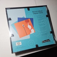 Record Album Cover Display Black Metal Frame LP Vinyl Collectors Museum