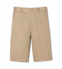 French Toast Boys Pull-On Solid Twill Shorts Khaki Size 16