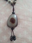 Rare Stone Tdze BEADS  *  ART Beads  NECKLACE . See shaped Awe. *Wearable  — photo 1