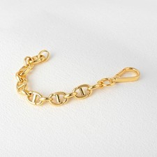 Strap Extender Chain for Crescent Bag Saddle Bag, Shoulder Strap Lengthener Gold