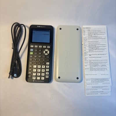Texas Instruments TI-84 Plus CE-T Taschenrechner Grafikrechner mit Ladegerät GER