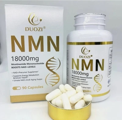 NMN + Resveratrol 90 Capsules Anti-aging Antioxidant Supplement Health 18000mg
