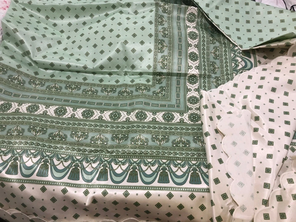 Hecho en Italia Nuevo Misto Seta 50% Seda Italiano 104”x104” Ropa de cama de lujo Foto 2 de 4