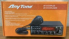 AnyTone AT-5555 PLUS Mobile Transceiver AM/FM/SSB 10 Meter Radio BRAND NEW
