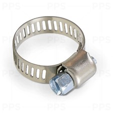 Stainless Steel Worm Drive Hose Clamps Adjustable 5/16" - 7/8" SAE 6, 10 PCS