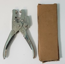 Sargent & Co. Made in USA 6-1/2" Eyelet Punch Parallel Action Heavy Duty w/Box