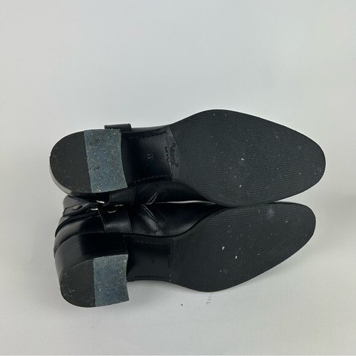 Bota Wyatt Saint Laurent de cuero negro con tachuelas talla 6 EE. UU. - Imagen 11 de 13