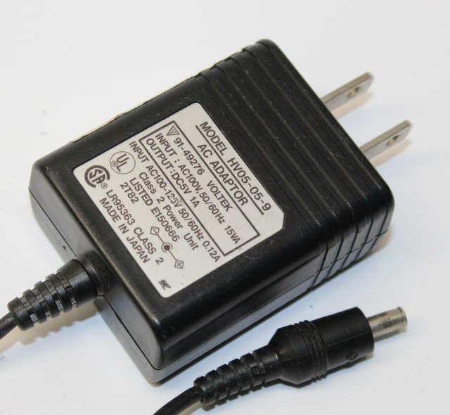 Voltek HV05059 AC Adaptor Output DC 5V 1A Class 2 Power Supply